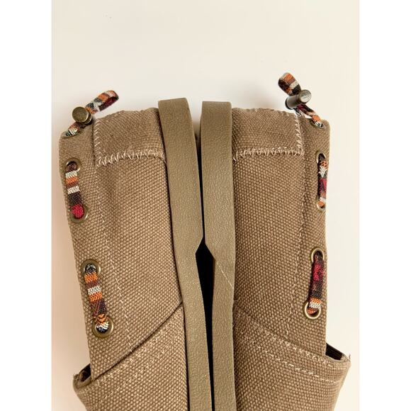 BOBS from Sketchers Brown Memory Foam 100% Leather insole Slip On Shoes Womens 6 - Picture 4 of 11